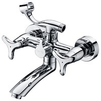 57122  KAISER Trio ванна излив 15 см кер 3-листник