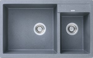 Мойка-Гранит "KAISER" (двойная) 800x500x190 Grey