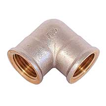 Уголок 1/2" г/г (ник/латунь)  WaterMark /строго 10 шт/    