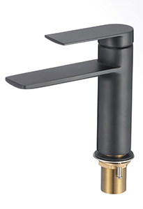 7721  VIKO тюльпан Ø35 с гайкой, Lизл=130мм (латунь) Black Matt