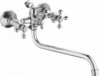 смеситель ванна LEDEME крест керамика переключатель душа шаровый L2208