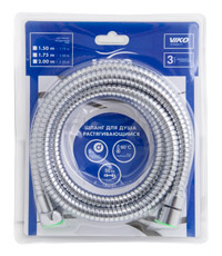 0557 Шланг для душа  VIKO  2, 0м имп/конус в блистере