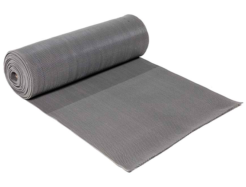 Грязезащитное покрытие "ЗигЗаг" 90х1500 см 4,5 серый  (S mat 4.5 mm 90x1500 Grey)