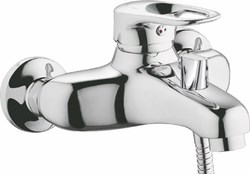 6602  VIKO ванна к/н ф40, цинк,  излив 12см 