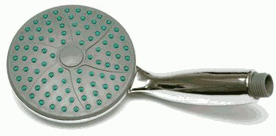 лейка MELODIA 1 функция, d115мм, хром/серый/зеленый MKP20560BL