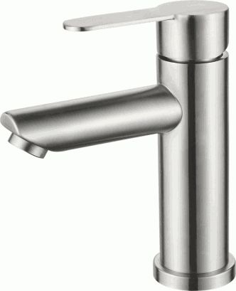 смеситель умывальник LEDEME картридж д.35мм с гайкой, нерж. L71003