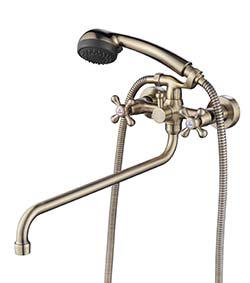 44255-1  KAISER Carlson Style ванна крест кер. Bronze