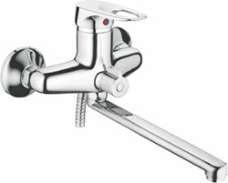 6605  VIKO ванна ф40, цинк, (встр. перекл) излив 33см