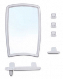 набор для ванной BEROSSI 4104 белый мрамор