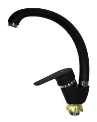 4524  VIKO кухня боковой ф40, цинк, с гайкой Black Sandbeige