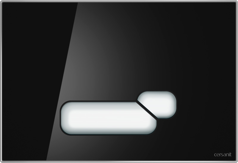 Кнопка ACTIS для LINK PRO/VECTOR/LINK/HI-TEC стекло черный Cersanit