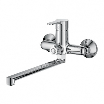 смеситель ванна LEDEME картридж д.35мм с длинным изливом 300мм L2203