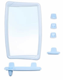 набор для ванной BEROSSI 5108 светло-голубой