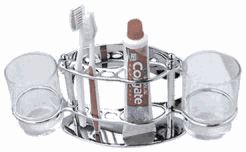 держатель LEDEME д/2-стаканов и зубных щёток L101