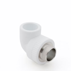 УГОЛЬНИК  комб. НР 25х1/2" PPR (белый) *АКЦИЯ*