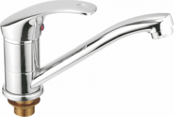 смеситель кухня LEDEME картридж д.35мм излив L-15 см с гайкой L4536-2