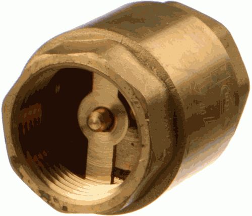 клапан обратный 3/4" с латунным золотником (33963)