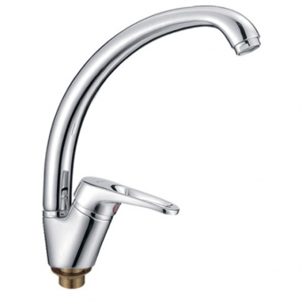 смеситель кухня LEDEME картридж д.35мм боковой с гайкой утка L5913