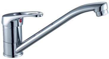 смеситель кухня ROSSINKA картридж д.35мм, с поворотным изливом 250мм,  B35-21