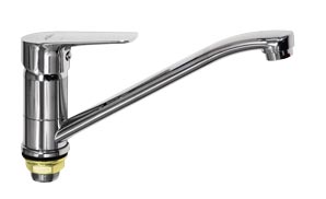 4113  VIKO кухня ф35, цинк, с гайкой Chrome