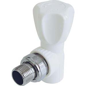 КРАН регулир. д/рад. ф20 х 1/2" угловой Kalde**