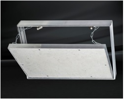 люк под плитку  съемный с цепочкой EVENT ЛКЦ 700х550