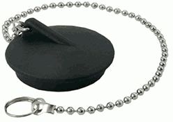 пробка д/ванны с цепочкой 50см с нерж.выпуском ПВХ (30981234)