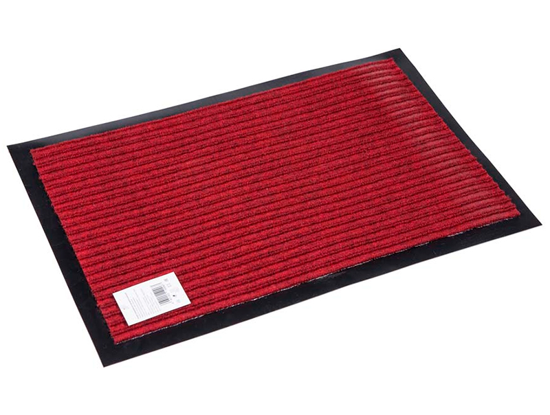 Коврик грязезащитный 50х80 см красный (Double stripe doormat 50х80 Red)