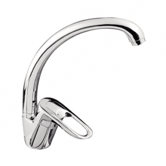 смеситель кухня LEDEME картридж д.40мм утка боковой L4101