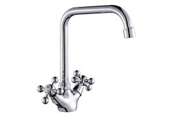 1213  VIKO кухня крест., цинк, Г- излив