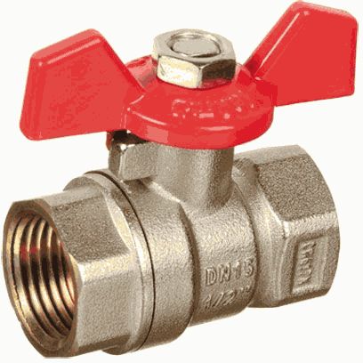 кран шаровой TeRma RED 1/2" в/в бант 31003