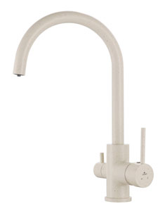 26744-11  KAISER Merkur кухня бок под фильтр R-излив Ф35 Beige(328)