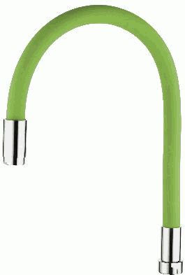 излив LEDEME гибкий , зелёный  G3/4,  L7503-5