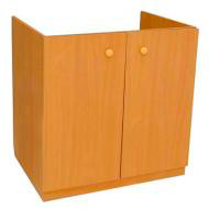 тумба под мойку 60х60 бук две двери