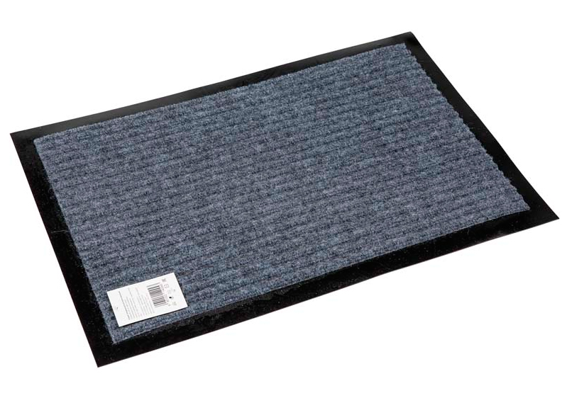 Коврик грязезащитный 50х80 см серый (Double stripe doormat 50х80 Grey)