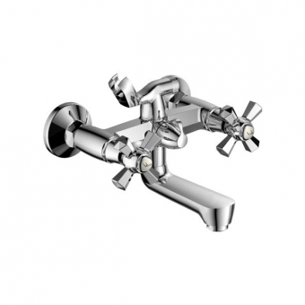 смеситель ванна LEDEME короткий излив крест керамика L3190