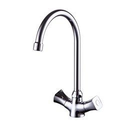 17233  KAISER Topaz кухня круг 2-х вентильный "U"- излив