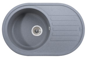 Мойка-Гранит "KAISER"  770x500x200 Grey(овальная)