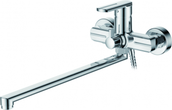 смеситель ванна LEDEME длинный излив L2266