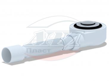 Е455CLS Сифон АНИ для душев/поддона 1 1/2, h53мм, клик- 