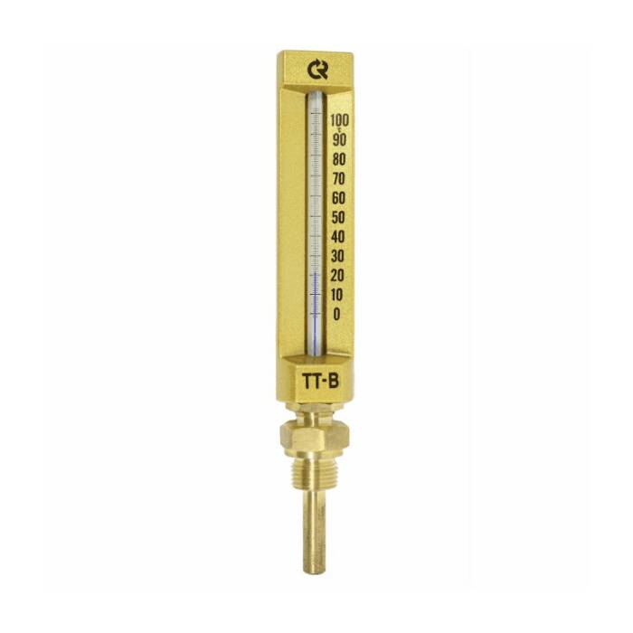 Термометр жидкостной ТТ-В-150 100С L=64 G1/2" прям вибр 150/64 Росма 00000013459