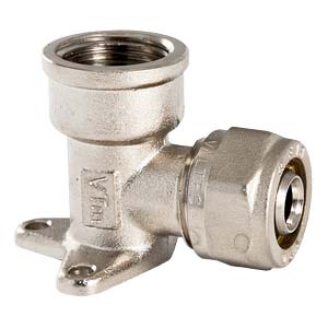 Уголок м/п 20x3/4"внут.(Valtec) с креплением