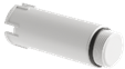 Заглушка SLT AQUA PP-R резьбовая удлиненная 25×3/4" (25/200)