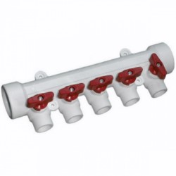 Коллектор Kalde PP 40х20х5 вых. красный