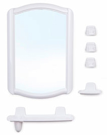 набор для ванной BEROSSI 4601 снежно-белый