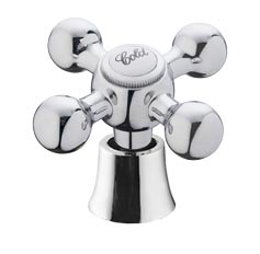 0856 Маховик крест металл. с юбками VIKO (20 шлиц) (строго по 5шт)