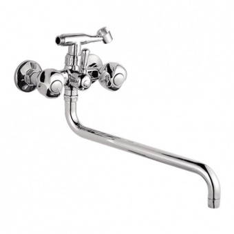 смеситель ванна LEDEME круглый излив керамика L2626