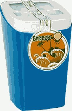 подставка для зубных щеток BEROSSI Breeze 172470 голубая лагуна