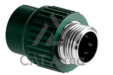 Муфта SLT BLOCKFIRE PP-R комб. НР 25×3/4" (10/200)