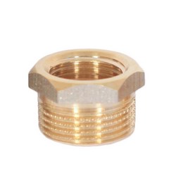 Футорка 1-1/2" х 1-1/4" (ник/латунь) WaterMark /5 шт/    